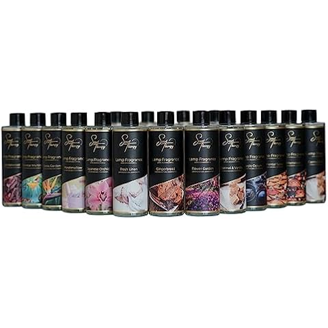 Fragrance Lamp Oil 500ml with 12 Scents Cover