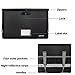 ENGPOW File Box with Lock,Fireproof Document Box with Zipper＆Pockets,Collapsible File Organizer Filing Storage Cabinet with Handle,Portable Home Office Safe for Hanging Letter/Legal Folder,Black