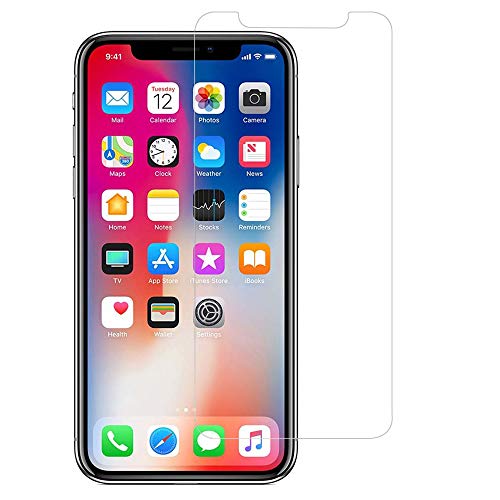 GuardGal Tempered Glass Screen Protector Ultra Slim Resistant Tempered Glass Screen Protector Film for iPhone XS 5.8 Inch Transparent