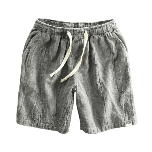 Short en lin homme été léger décontracté plage et mode