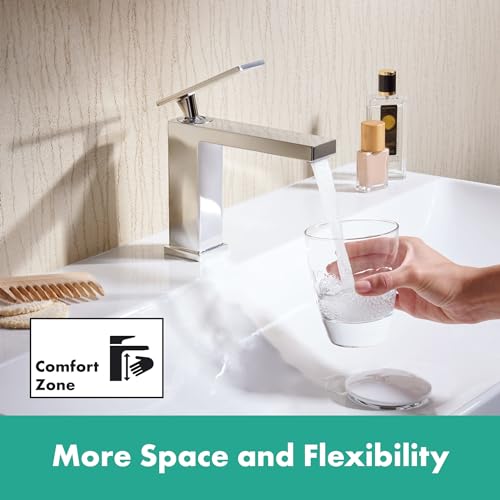 hansgrohe Tecturis E, bathroom tap without waste, bathroom sink tap with spout height 110 mm - Image 2