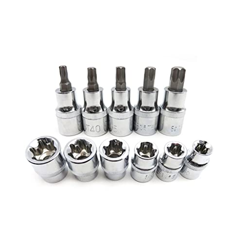 Douilles de précision Torx E et embouts en T en acier haute durabilité - 5