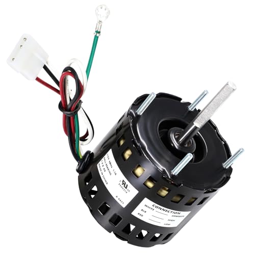 Cracubit 3.3 Condenser Exhaust Motor Replacement for Fasco D1100 Loren Cook 7173-1580 Ceiling Restroom Fan Motor for Gemini Loren Cook GC-142 GC-146 GC-148 GN-142 GN-144 GN-146.