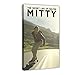 Produktbild REIPOL Exclusive Art High Score Lustiger Film The Secret Life of Walter Mitty Poster 8 Leinwand Poster Schlafzimmer Dekor Sport Landschaft Büro Zimmer Dekor Geschenk Rahmenstil 60 x 90 cm