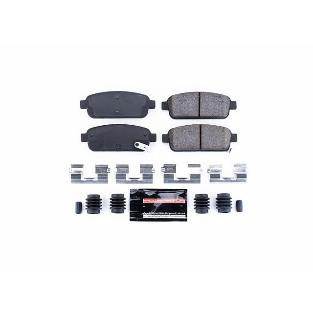 Image of PowerStop Rear Brake Pads for Buick Cascada 2016-19 |Encore 2013-17 |Verano 2012-17 |Cadillac ELR 2014-16 - Z23 Carbon-Fiber Ceramic Brake Pads with Installation Hardware, Z23-1468