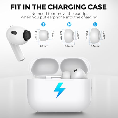 Image of AhaStyle Ear Tips for AirPods Pro 3 (2025) Silicone Ear Covers Accessories