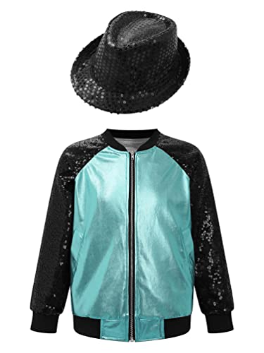 Disfraz infantil de hip-hop con chaqueta y sombrero