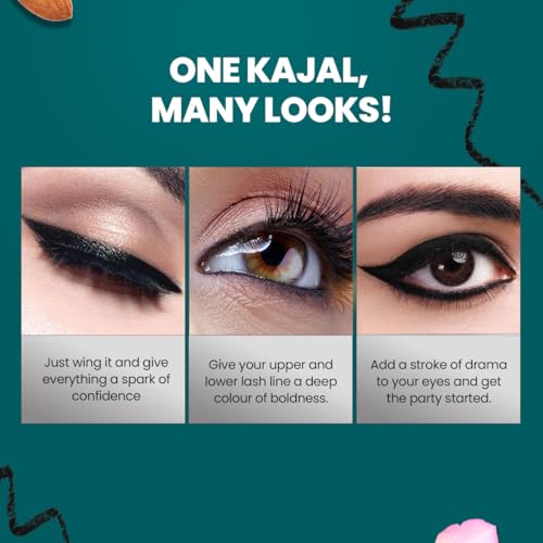 Image of inch inchHimalaya Pure Expression Kajal Black, Matte Finish 0.30g inch inch (Pack of 2)