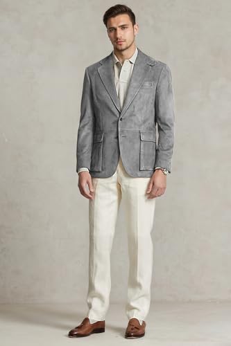 Suit for Men Suede Winter Jacket Slim Fit Single Breasted New in Suits & Blazers Mens Sport Coats Jacket3