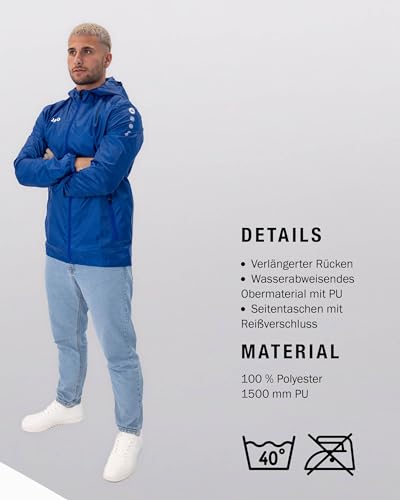 JAKO Kinder Allwetterjacke Team 2.0, royal, 128