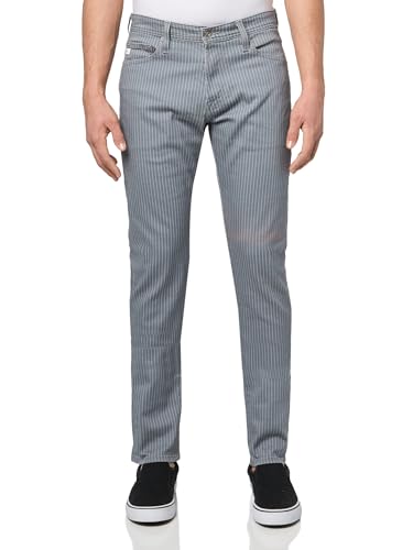 Image of AG Adriano Goldschmied Mens Tellis Modern Slim Pants, Polar Grey Multi, 40 US