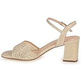 Menbur - Sandalias Fiesta Oro - Textil para: Mujer Color: 00 Gold Talla: 41