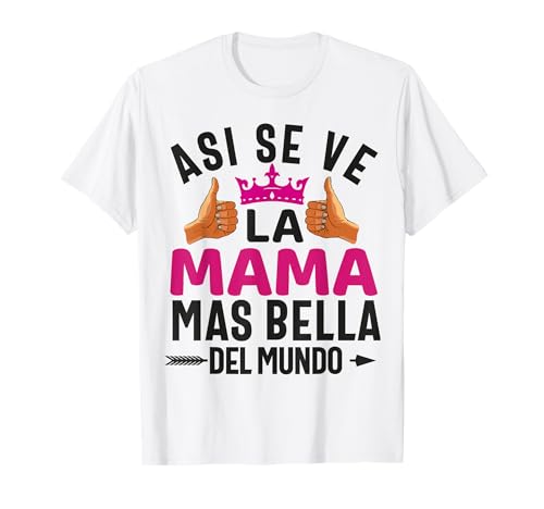 Maglietta dia de las madre regalos para mama espanol maglietta