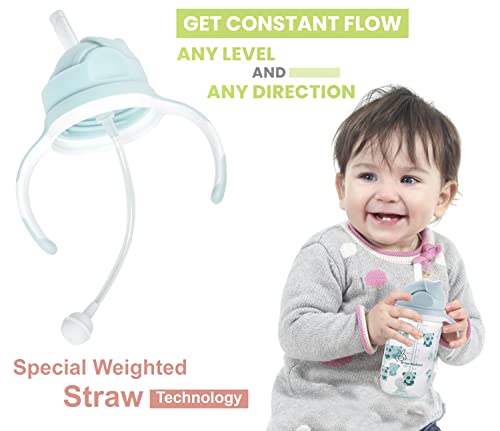 R-for-Rabbit-Premium-Bubble-Baby-Sipper-10-fl-oz-Anti-Spill-Sippy-Cup-with-Soft-Silicone-Straw-BPA-Free-Non-Toxic-for-BabyKids-of-9-Months-300-ml-Blue