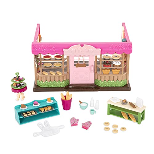 Lil Woodzeez Bakery Dollhouse Playset Tickle-Your-Taste-Buds Playsets
