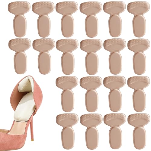 5/10 Pairs Heel Pads for Shoes, Anti-Slip Heel Liners Soft Cushion Heels Protector Pads for Women Men Shoes, Stop Slip and Blist
