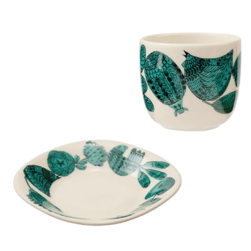 POTPURRI [カラーが選べる]ポトペリー シルクスカップ&プレート (クラウングリーン)
