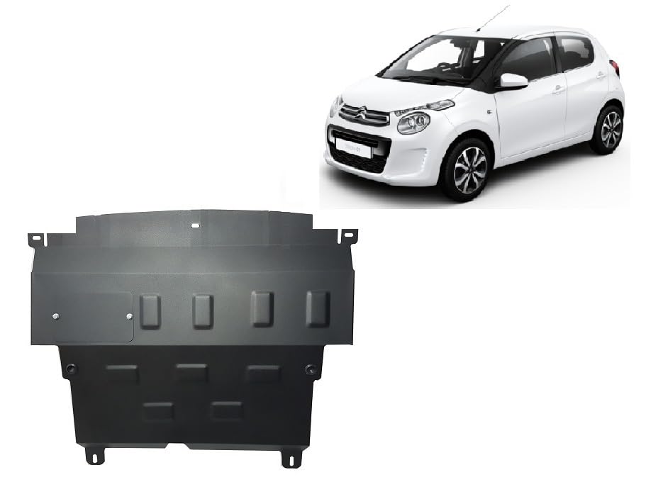 Protección de motor metálica para Citroën C1 (modelos de 2014 a 2022)