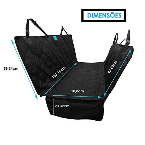 Kit Capa Pet Protetora de Banco Traseiro + Brinde Mordedor