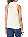 Trina Turk Women's Cable Knit Sweater Tank, Whitewash, Medium