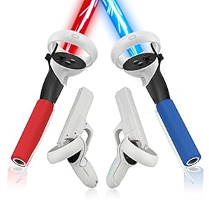 Esimen 2 in 1 Handle Attachment for Meta Quest 2 Controller Set,Gorilla Tag Adapter for Oculus Quest 2 Controller…