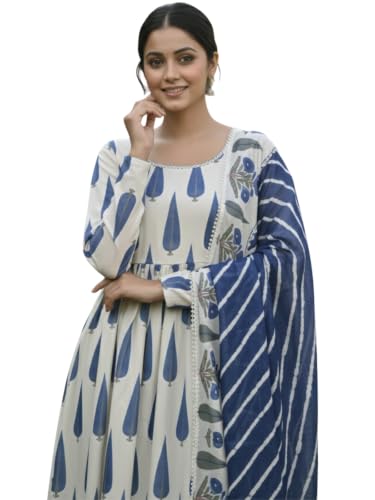 Image of Leriya Fashion Rayon Kurta Set with Dupatta|Kurta Sets for Woman|Anarkali Style Traditional Dress for Woman|Salwar Suit for Party Outfit|Anarkali Suit for Women|Red Kurti Set for with Dupatta