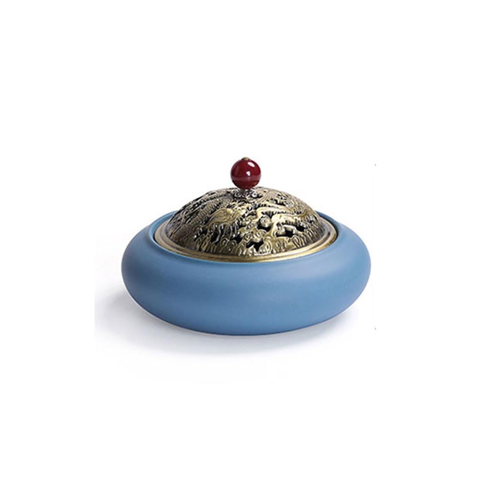 Incense Holder Base Incense Burner Ceramic Sandalwood Household Indoor Ornaments Agarwood Home Tea Ceremony(A)