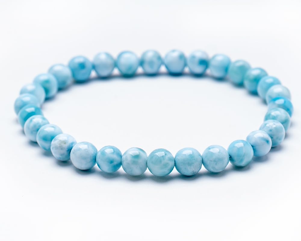 Amazon.co.jp: [京珠堂] ラリマー Larimar ブレスレット ブルー