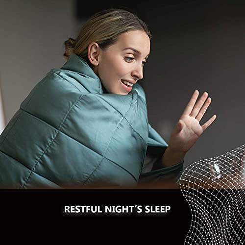 Ynm Bamboo Duvet Cover For Weighted Blankets (Sea Grass, 48''X72'') #TOP4