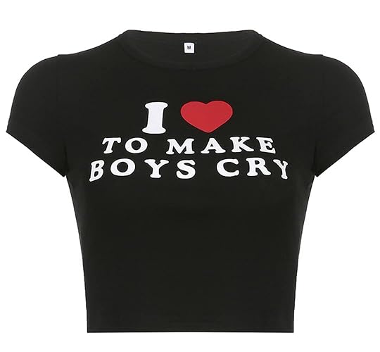 I love to Make Boys Cry Crop Top for Women