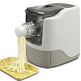 JOPESA Máquina elétrica para fazer macarrão de espaguete doméstico pequeno para casa mini máquina de macarrão extrusora de macarrão 260 W utensílios de cozinha com 13 moldes de macarrão, economiza tempo e esforço e é amigável para iniciantes/1955