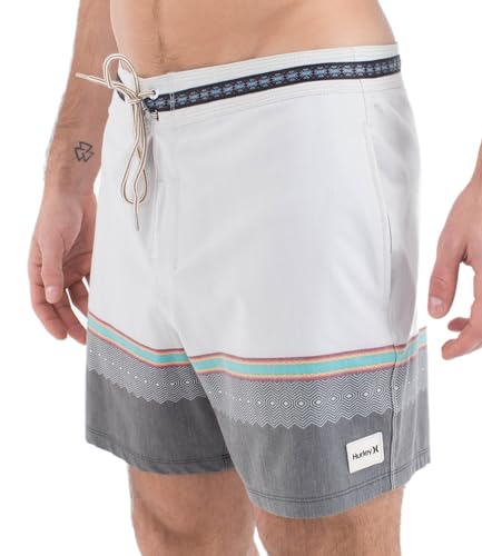 Hurley Pantalón Corto para Hombre - Phantom Naturals Sessions 16', Crema, W34