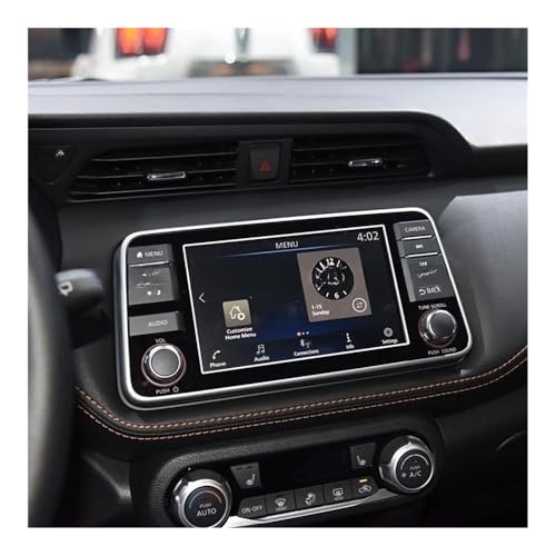 Verre trempé Kicks 2016-2019 de 154x86 mm pour GPS de voiture