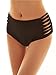 SHEKINI Mujer Negro Braguita Pantalones de Cintura Alta Bikini Braga Ropa Interior...