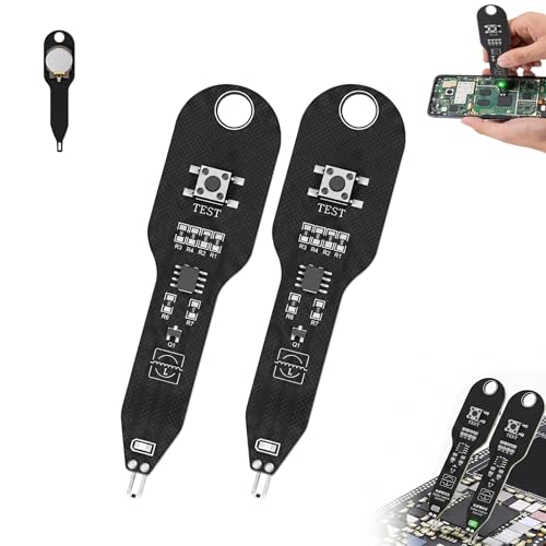 Electronic Circuit Board Tester, 2pcs Detectors Inductance Tester Motherboards Coils Testers, Quick Fault Check Tool for PC Phone Repair