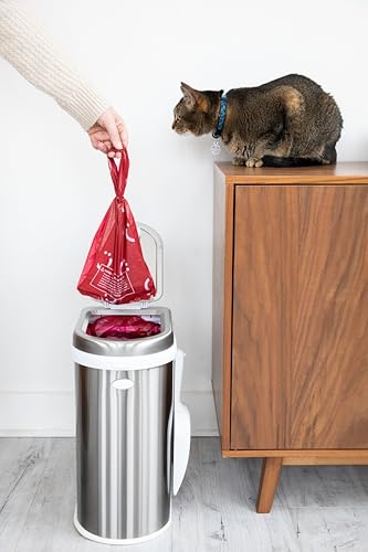 Image of Ubbi Pet Waste Sacks, Lavender Scented Cat Litter & Dog Waste Disposal Bags, Leak-Proof Easy-Tie Odor Control Bags, 20% Recycled Materials, 400 Count