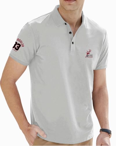 Image of Noble Monk Men's Cotton Blend Regular Fit Polo T-Shirt