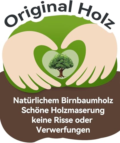 RaylKING Ewiger Bleistift aus Palisanderholz – Nachfüllbarer Graphitstift mit 3 HB-Spitzen und Messing-Gewinde in edler Geschenkbox (D600)