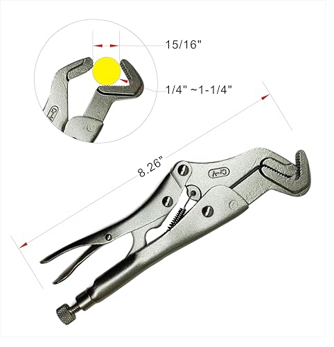 Alicates de loro ajustables de 8 pulgadas en Z de acero Cr-V para proyectos de bricolaje 3