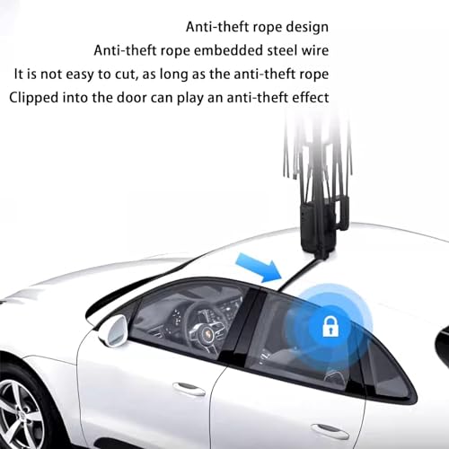 Fully Automatic Car Tent Removable Carport Folding Portable Car Protection Car Umbrella Sun Protection Car Awning Cover with Remote Control,Blue-4.9m