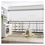 ZXCASDF Tende Rullo Trasparenti,Tende in PVC Impermeabili per Interni, Tende Rullo da Giardino per Esterni Trasparenti,Adatto per Porte finestre uffici,terrazze Esterne,balconi,150x300cm/59x118.1in