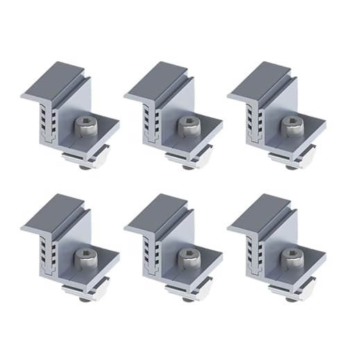 Abrazadera de extremo ajustable para panel solar contra viento fuerte 5