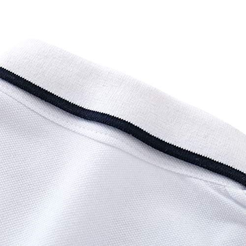 BAOBAOLAI Roupas para meninos recém-nascidos Cor sólida Manga curta Colarinho Polo Macacão