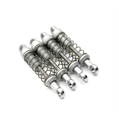 Amortisseurs suspension RC à ressorts en métal argenté anti-chocs