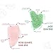 Fuasha Gua Sha Facial Tools Premium 2-in-1 Jade & Rose Quartz Gua Sha Set - Lymphatic Drainage Scraping Massage Stone - Facial Tools Sculpting Pack - Guasha Tool for Face