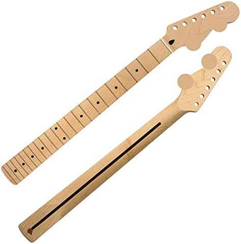 22 Fret Canadian Maple Electric Guitar Neck 14'' Fingerboard Radius for ST (Maple wood)