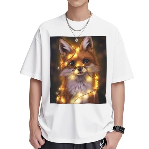 T-shirt coton doux EdWal fini les vêtements rêches optez pour le renard