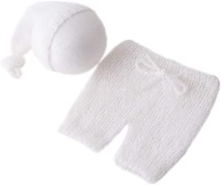 Vemonllas Fashion Cute Newborn Boy Girl Baby Costume Outfits Photography Props Hat Pants