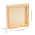 2PCS Wood Panel Board, 12 x 12 inch Unfinished Wood Canvas Square Wooden Panel Boards for Painting, Pouring, Arts Use with Oils, Acrylics