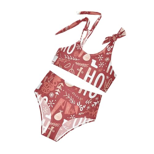 Image of Hand Drawn Cute Koala Pattern Girls Bikini Sets Bathing Suit Two Piece Beach Swimsuit